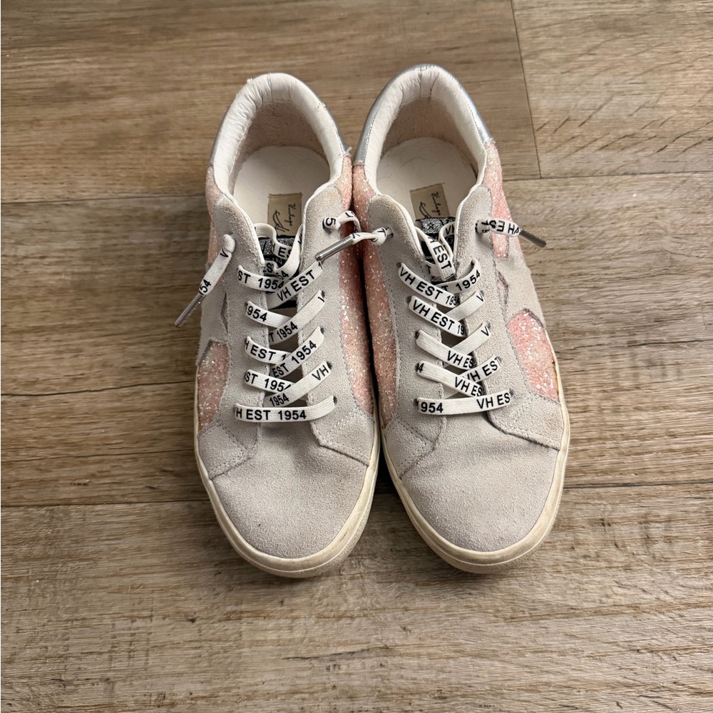 Vintage Havana Pink and Cream Sneakers